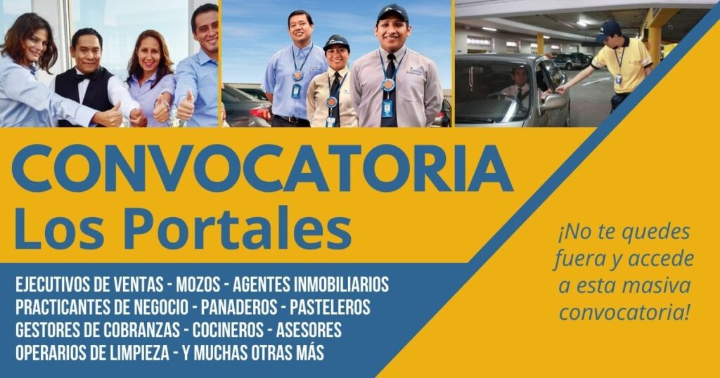 Nueva convocatoria empleos LOS PORTALES