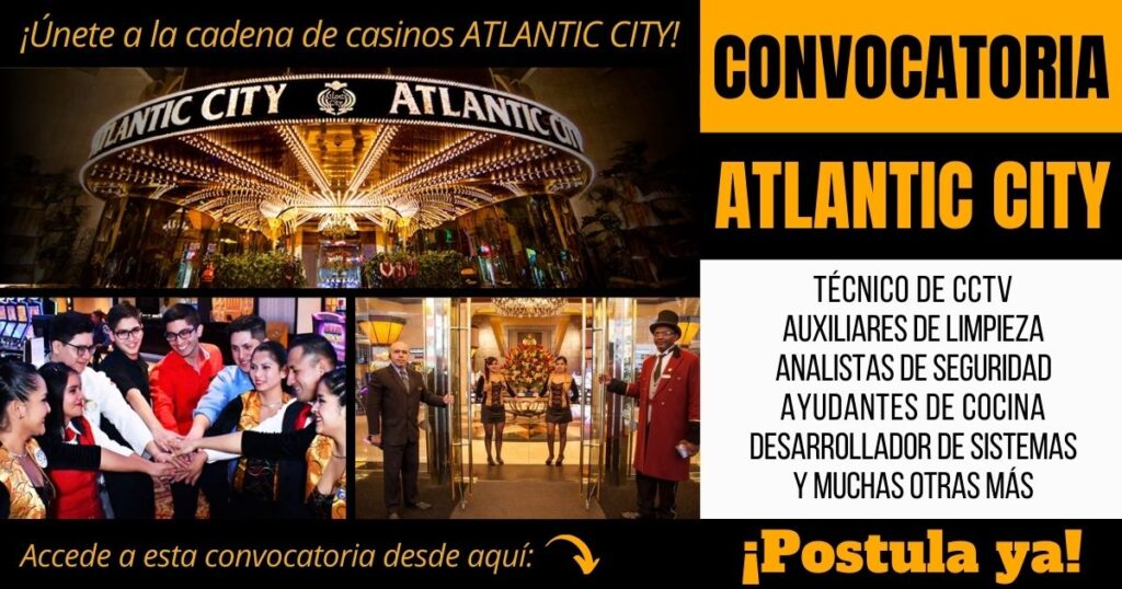 Empleos en Casino ATLANTIC CITY
