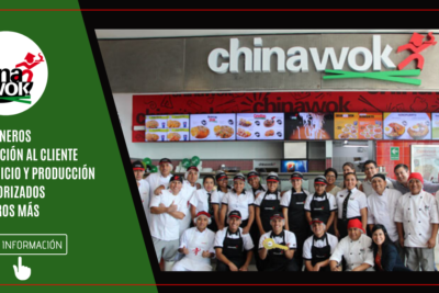 Forma parte de la exitosa cadena gastronómica Chinawok